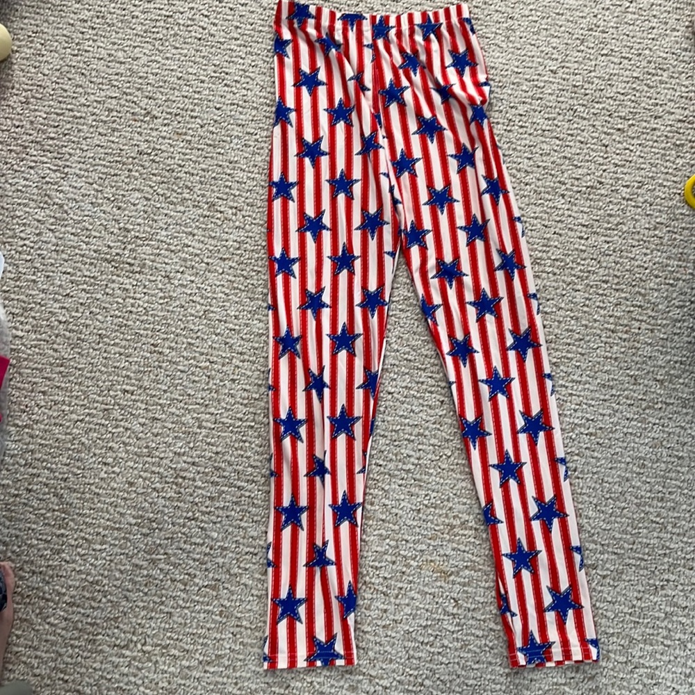 NWOT patriot leggings OS